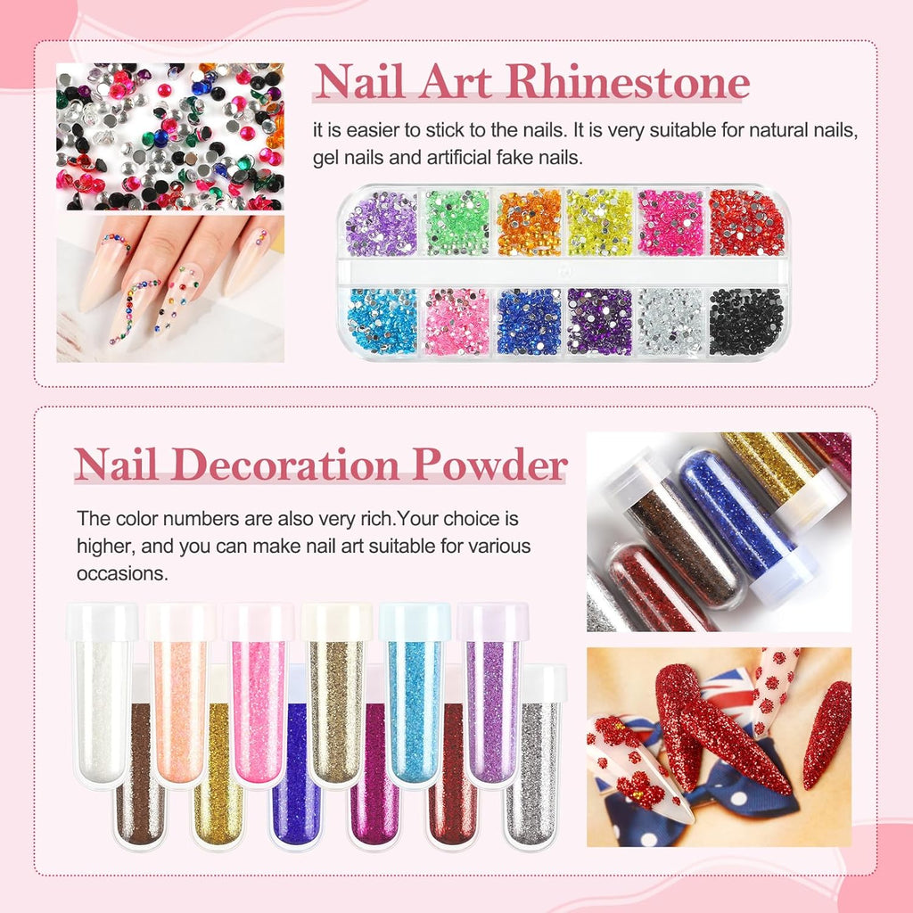 10pcs Gel Nail Polish Kit with U V Light and Drill Z574362