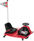 24V Electric Drifting Go Kart, Black/Red C7957