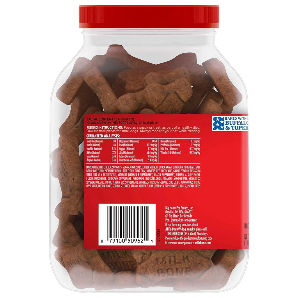 Soft & Chewy Beef & Filet Mignon Recipe Dog Snacks, 37 oz. E575559
