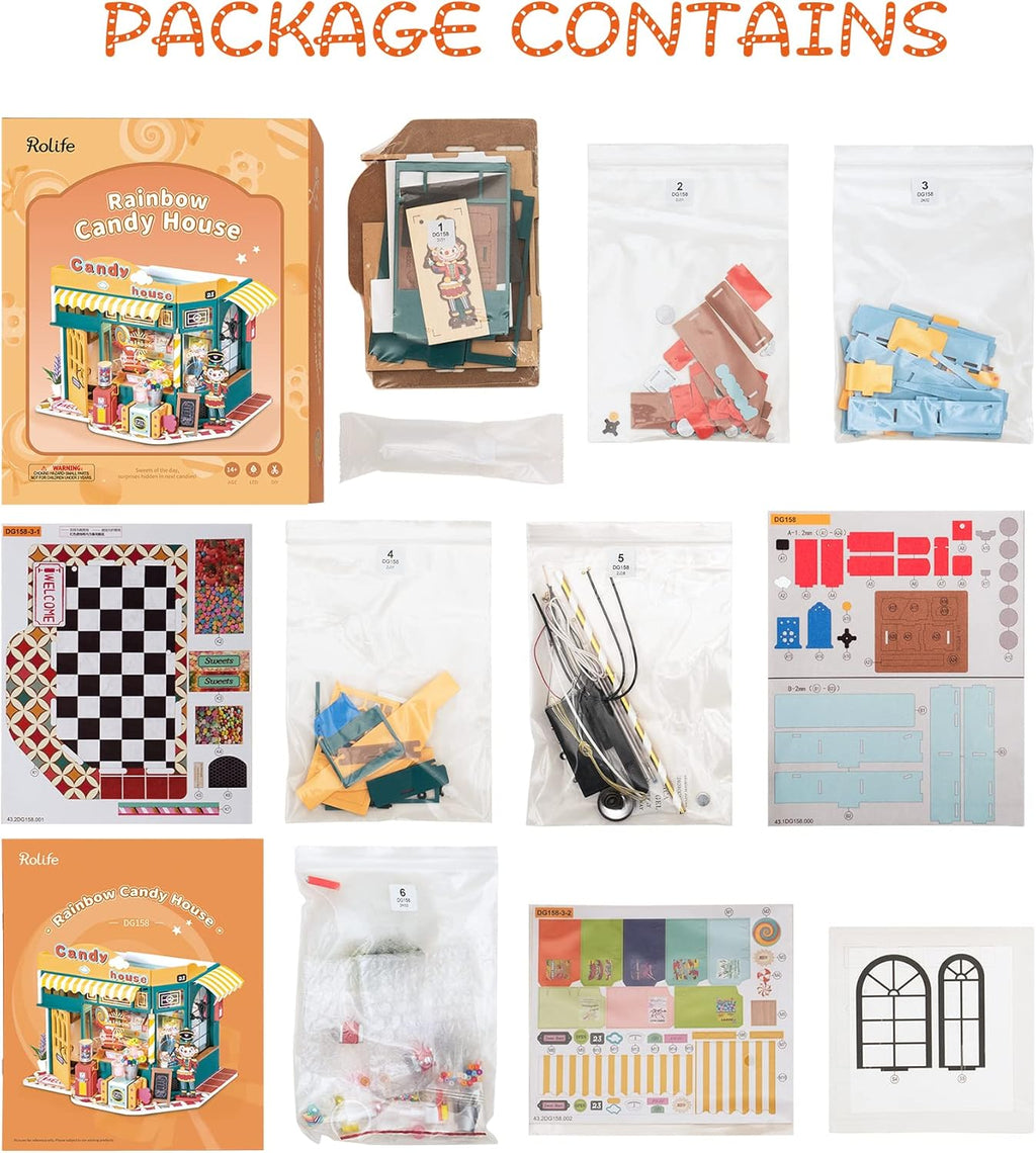 1/24 Scale Dollhouse Kit with LED P573351