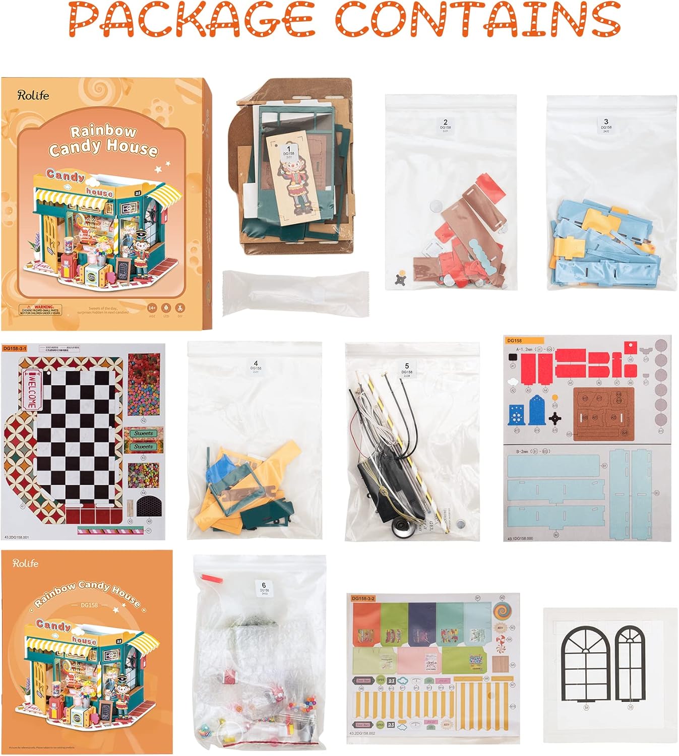 1/24 Scale Dollhouse Kit with LED P573351