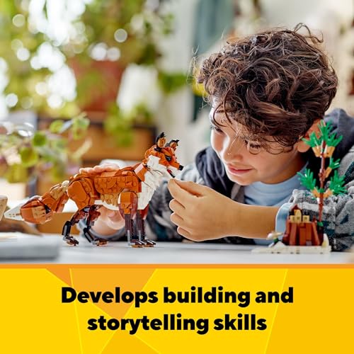 Red Fox Forest Animals Building Toy V515940