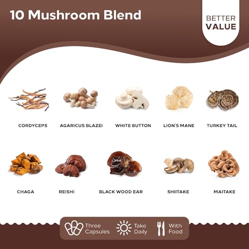 180 Mushroom Capsules X5582