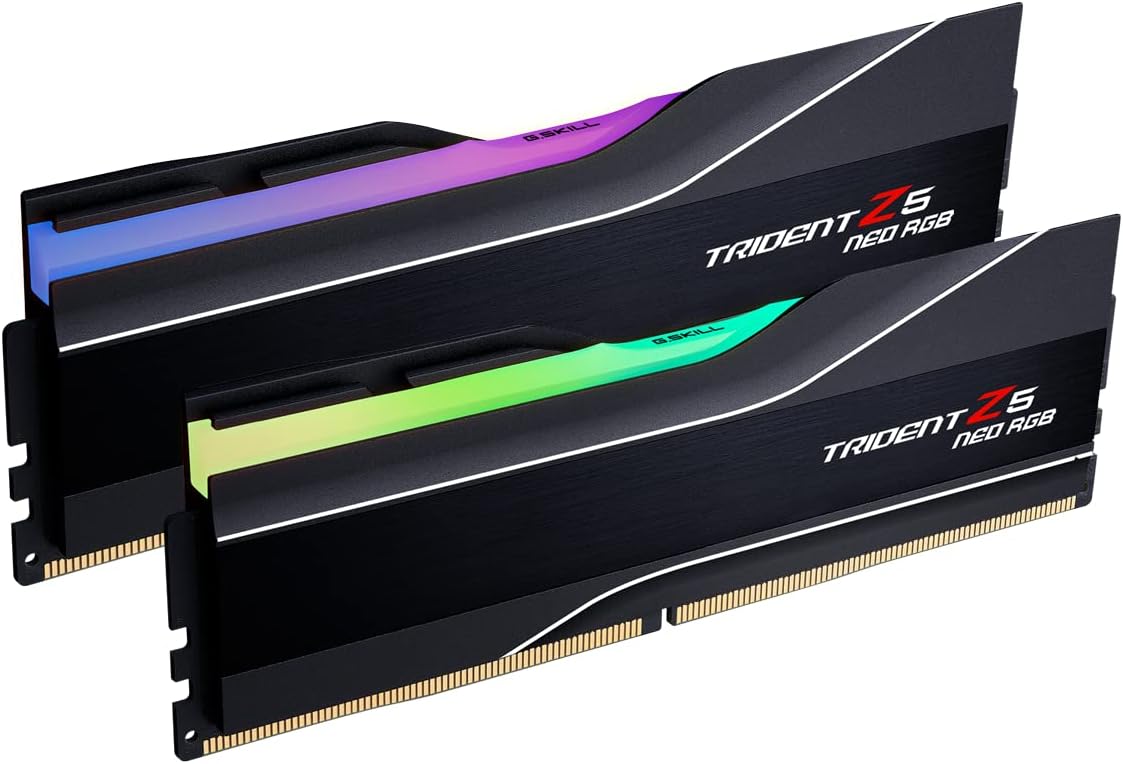 32GB (2x16GB) DDR5 RAM 6000MT/s CL36-36-36-96 Matte Black Desktop Computer Memory H1975