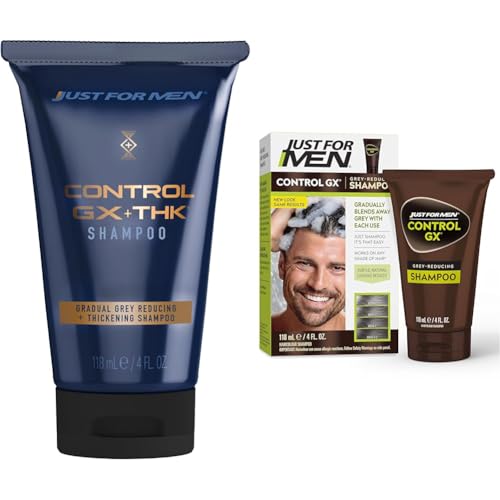 Control GX + THK Thickening Shampoo with Grey Reduction & Control GX Grey Reducing 2-in-1 Shampoo and Conditioner H886