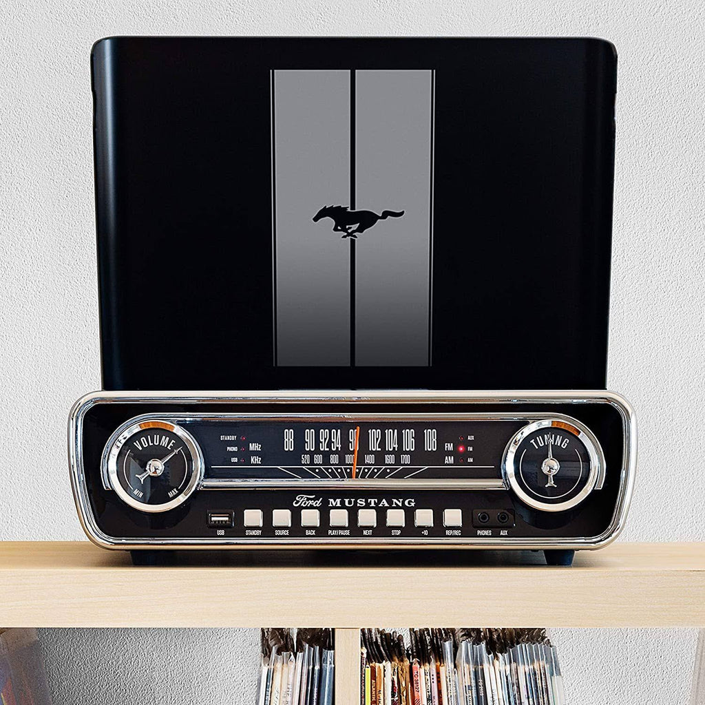Black 4-in-1 Music Center X143