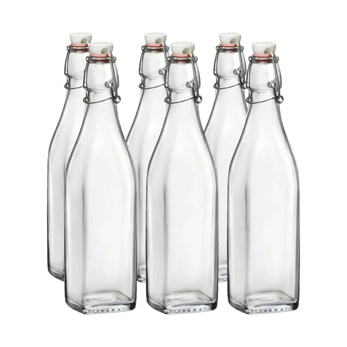 17oz Swing Top Glass Bottles 6-pack A8003