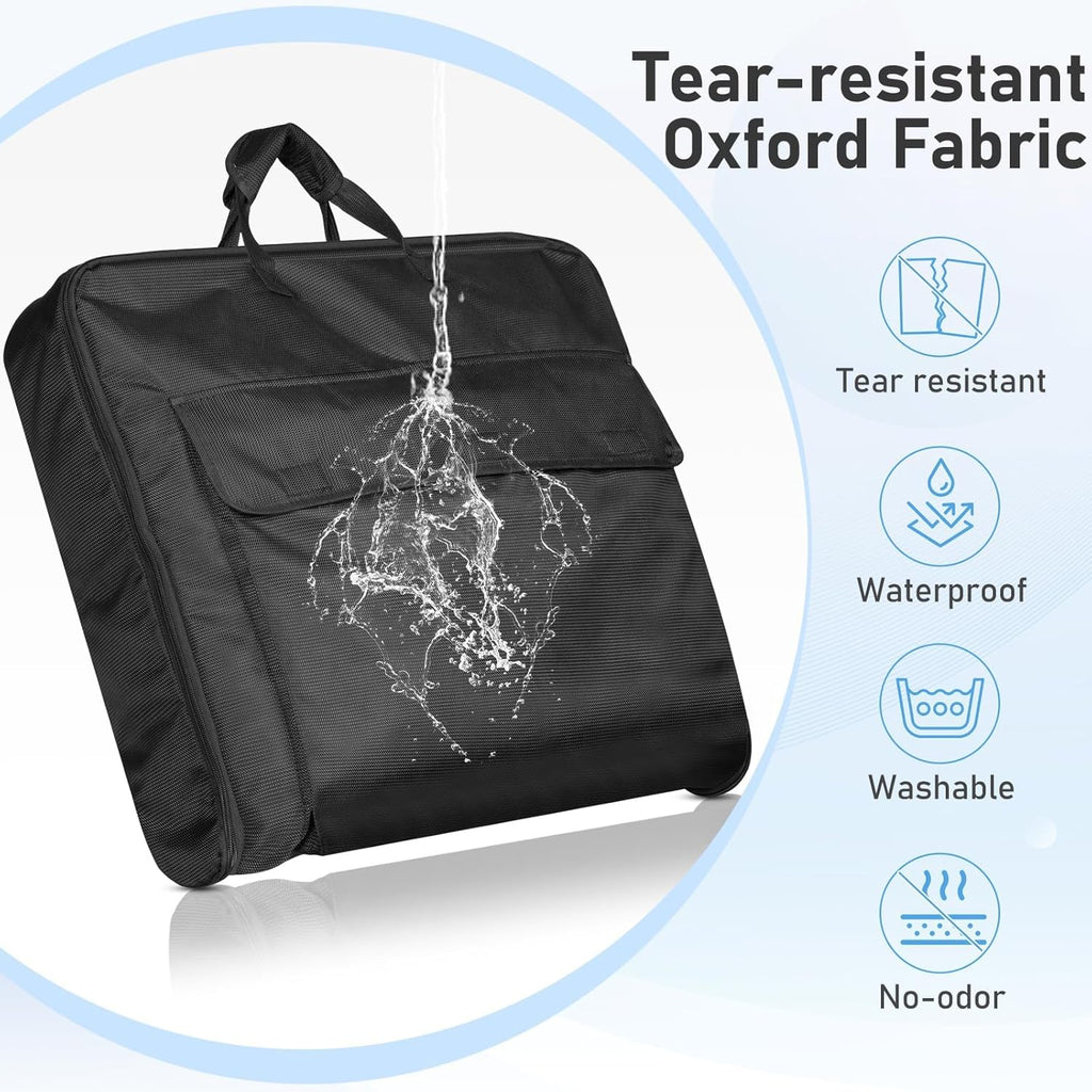 Black 43'' Waterproof Garment Bag with Shoulder Strap I658411