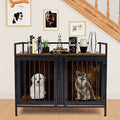 39" Heavy Duty Dog Crate Furniture with Divider V835