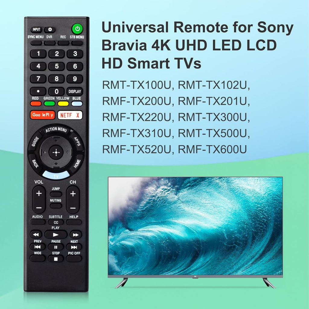 Replacement Remote for Sony TVs S524