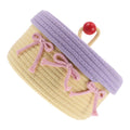 Woven Cotton Rope Basket With Lid H38975