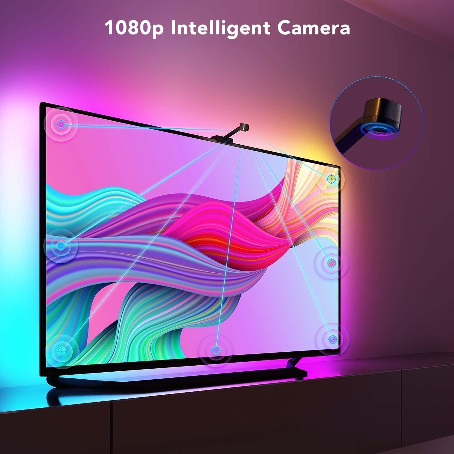 RGBIC Wi-Fi TV Backlights for 55-65 inch TVs P160769