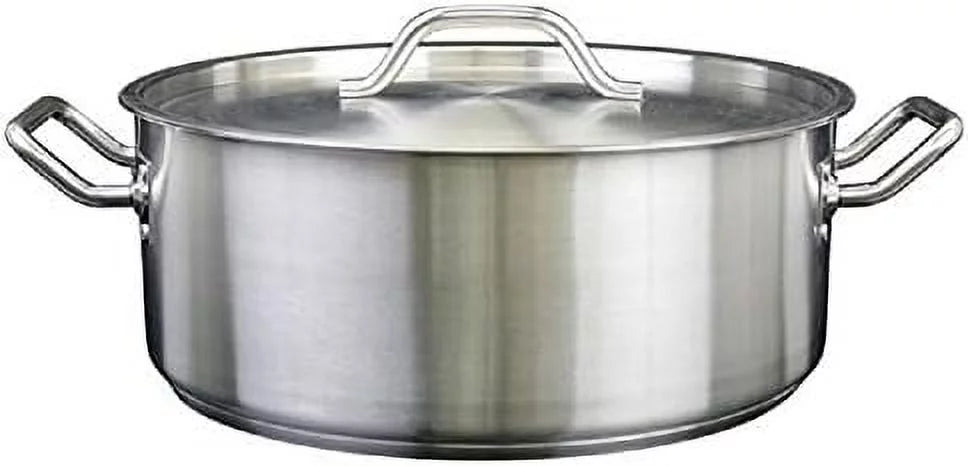 15 Quart Stainless Steel Braiser With Cover C5470