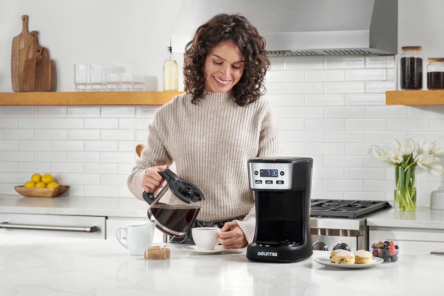 12-Cup Digital Programmable Drip Coffee Machine N91116