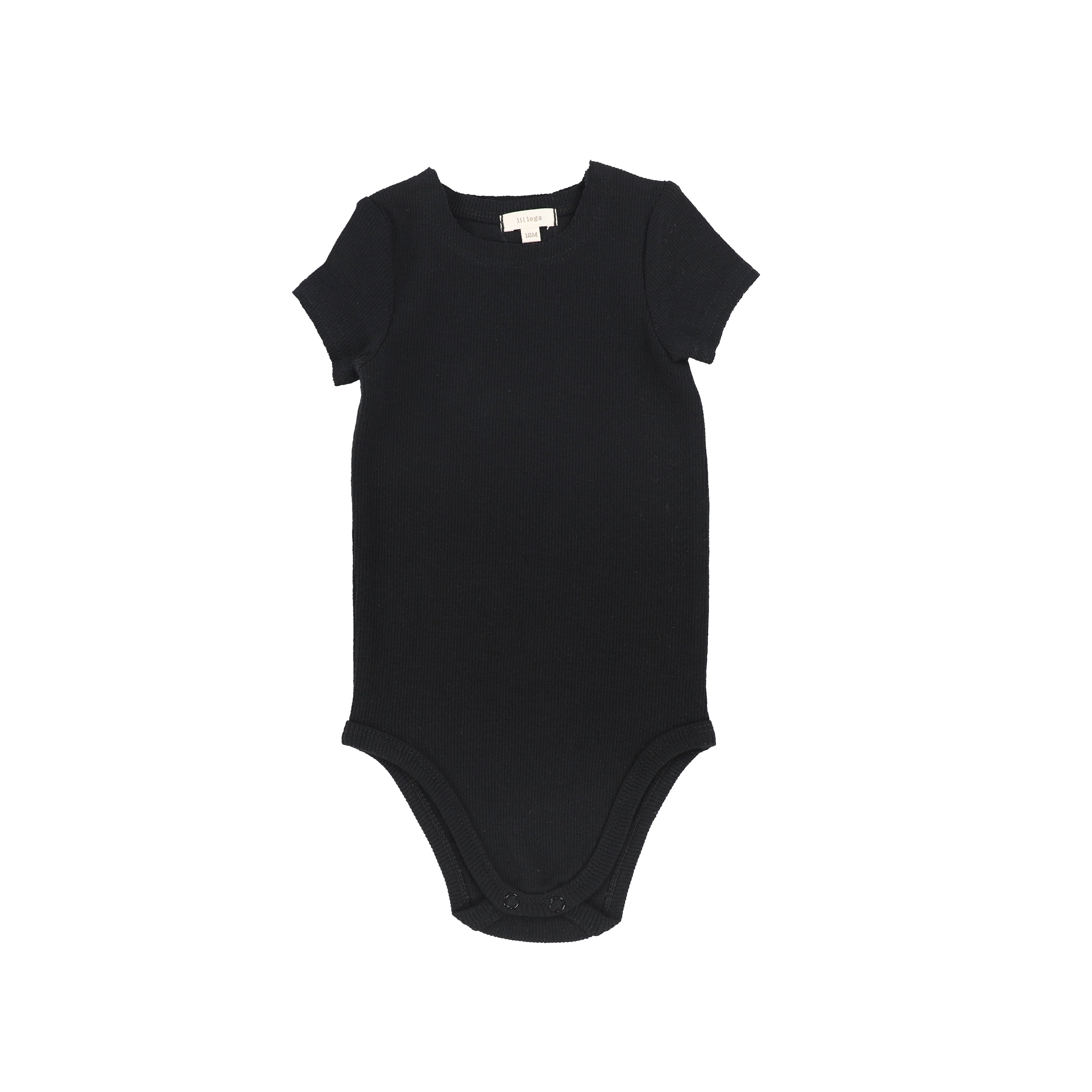 Lil Legs Ribbed Onesie - Black
