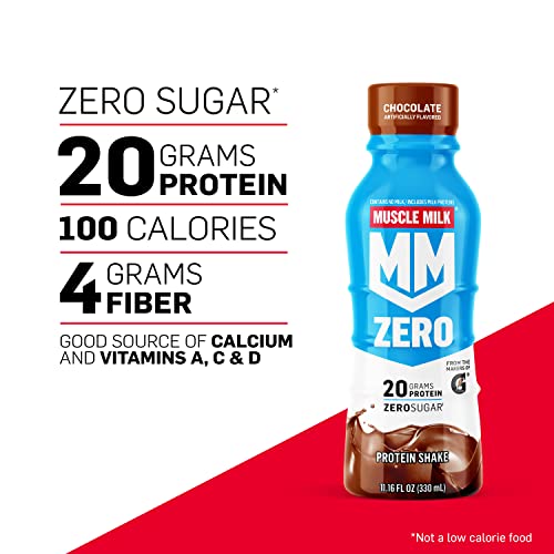 Vanilla Crème Protein Shake, 20g Protein, Zero Sugar, 11.16 Fl Oz (Pack of 12) K494130