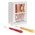24 Individually Wrapped Gold and Red Rock Candy Sugar Sticks M387999