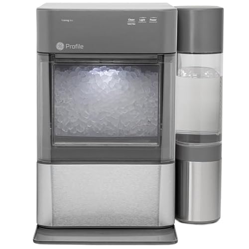 Stainless Steel Countertop Nugget Ice Maker with 1 Gallon Tank B44272