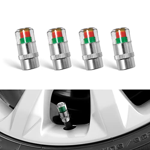 Universal 32PSI Tire Pressure Monitor Valve Stem Caps I151985
