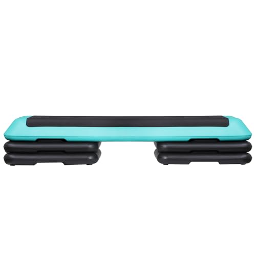 Adjustable Aerobic Step Platform with 4 Stackable Risers Y1476