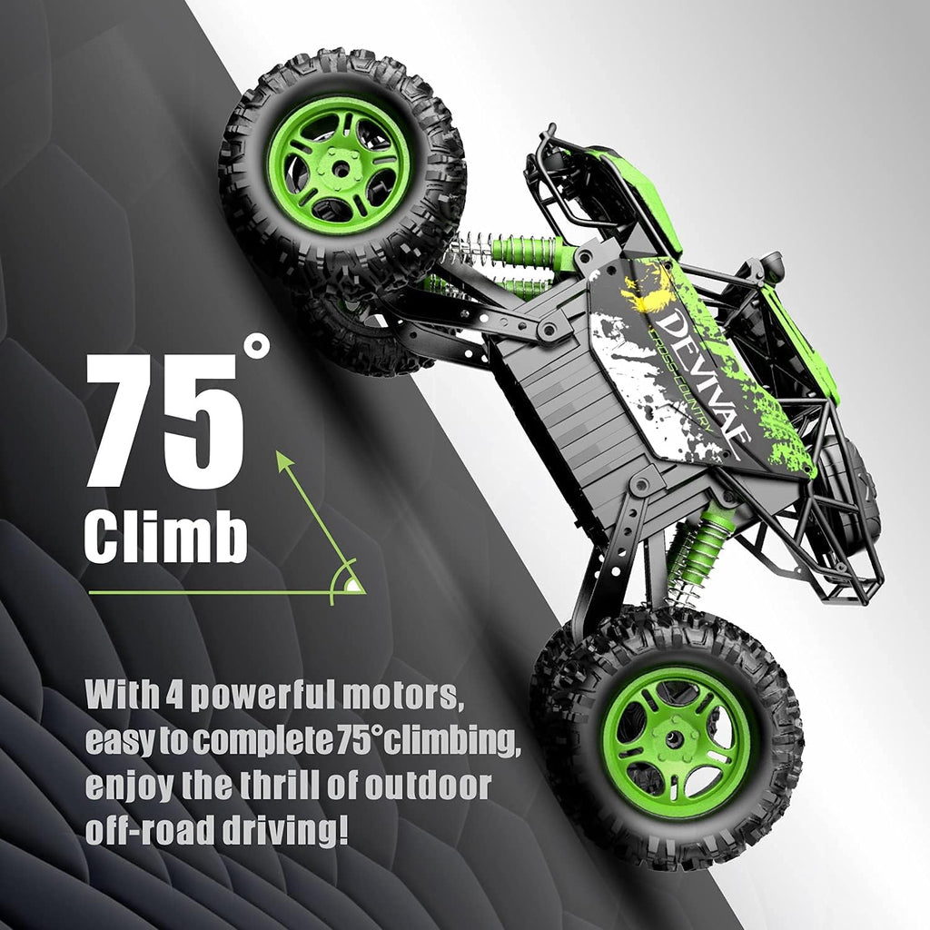 1:12 4WD 2.4GHz Remote Control Monster Truck with 2 Batteries B4566