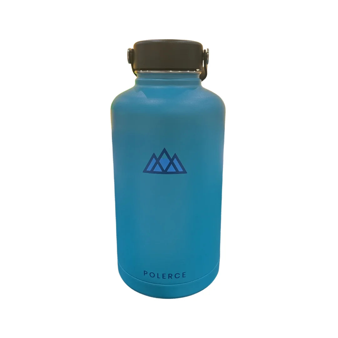 64 fl oz Blue Stainless Steel Vacuum Insulated Bottle W417