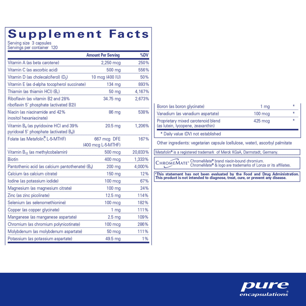Nutrient 950 without Iron Supplement, 360 Capsules R8515