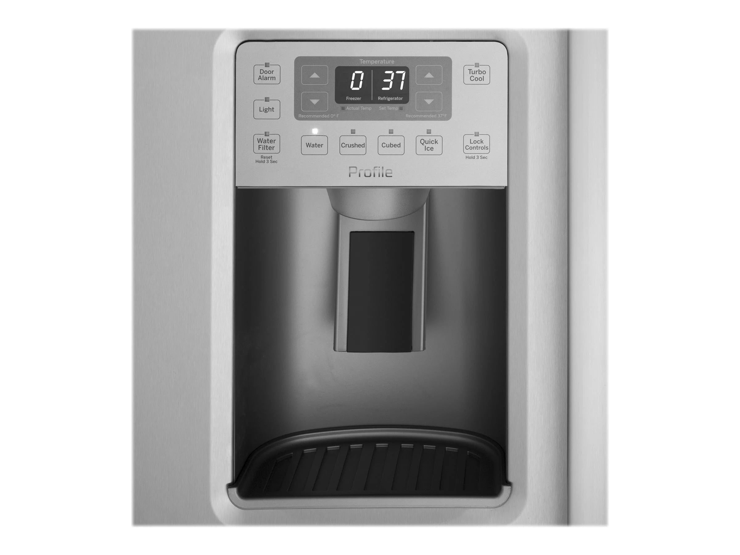 Side-by-side Refrigerator-freezer with Water and Ice Dispenser - 28.4 cu. ft - Stainless Steel M9220