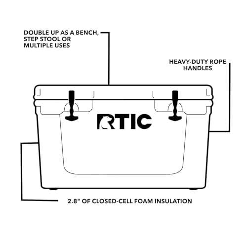 45 QT Hard Insulated Cooler Ice Chest A283654