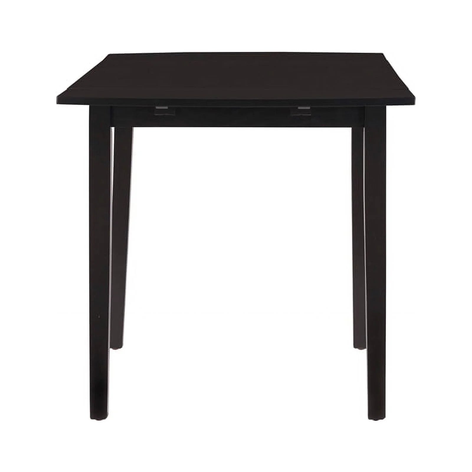 Black Wood Square Drop Leaf Table U19330