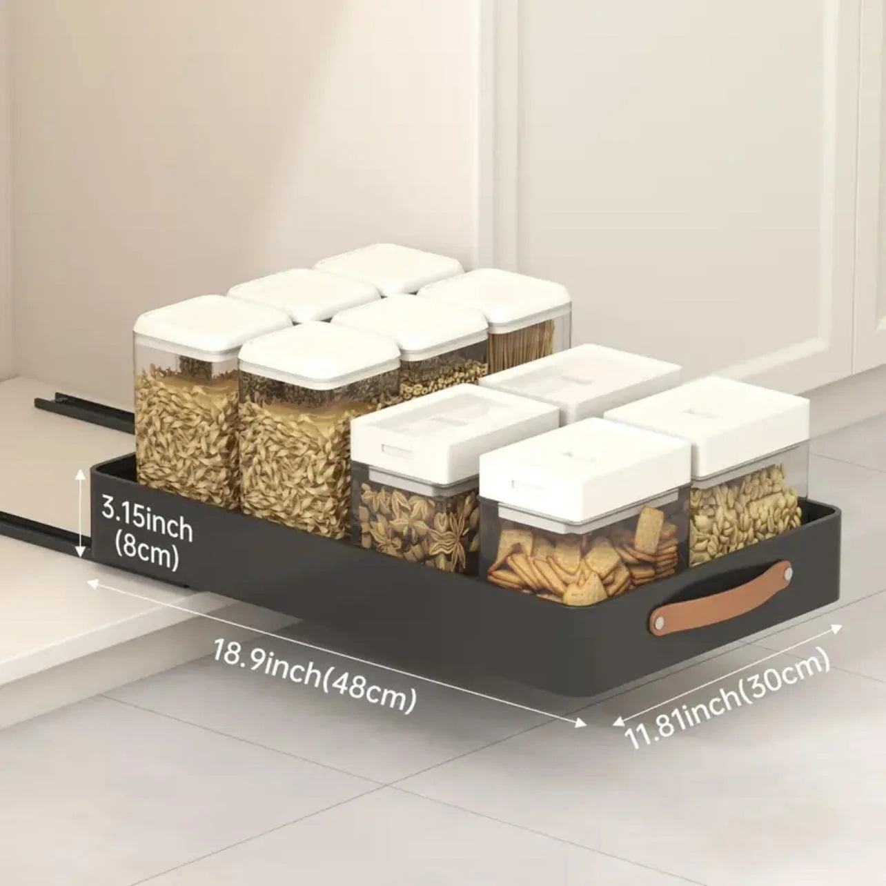 Heavy Duty Pull Out Cabinet Organizer Drawer Storage Shelf V92137