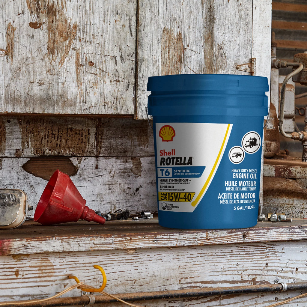 15W-40 Full Synthetic Diesel Engine Oil, 5 Gallon T716611