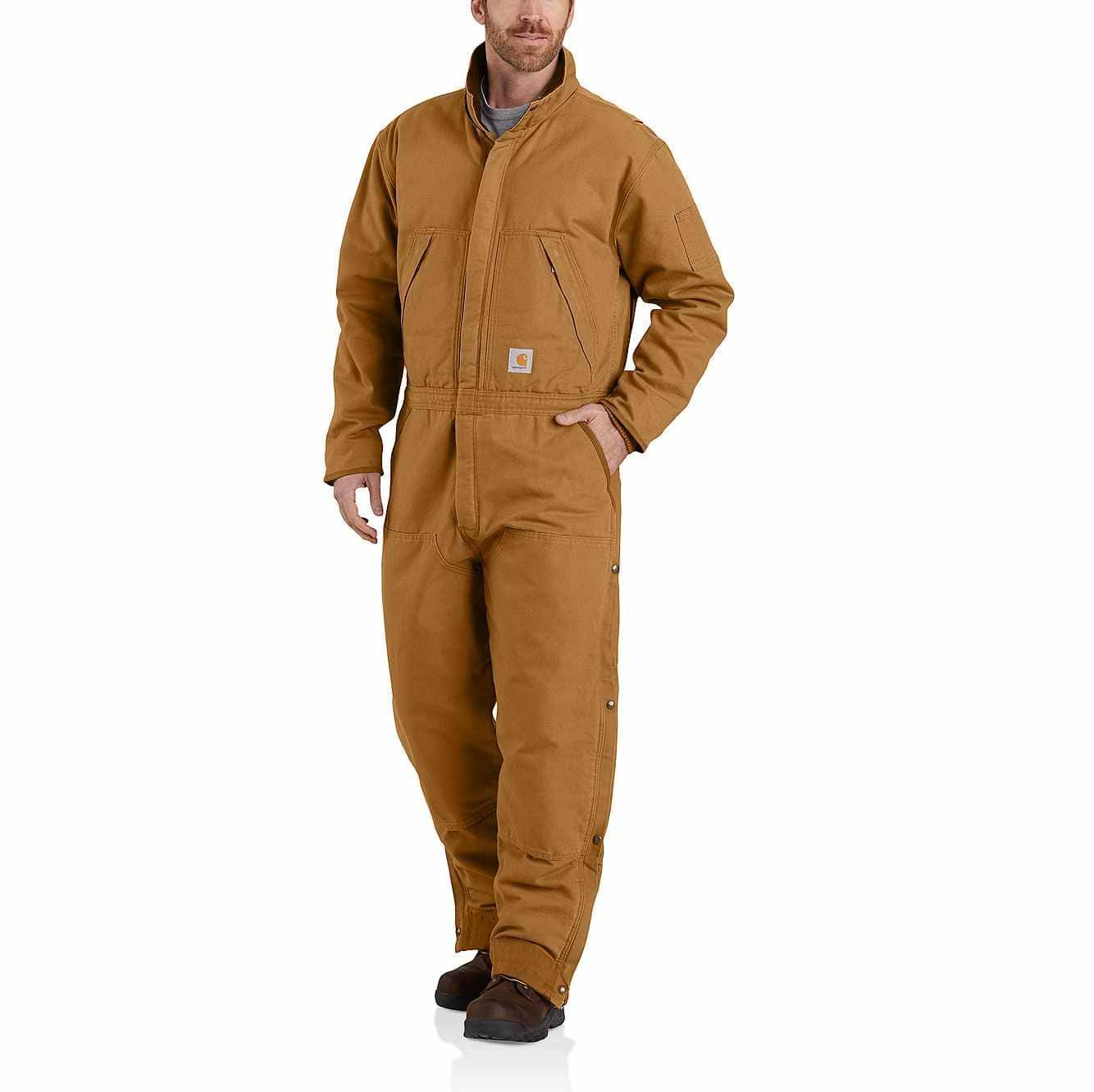 Brown Insulated Duck Coverall J368