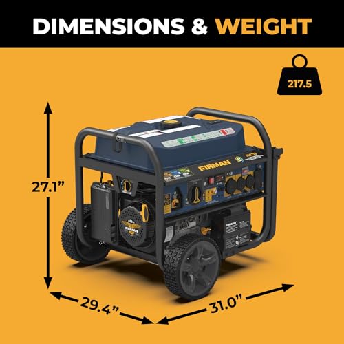 11400W Electric Start Portable Generator H935216