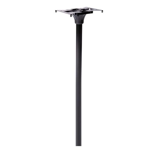 Galvanized Steel Post Mount Mailbox, Black, Medium Capacity K614