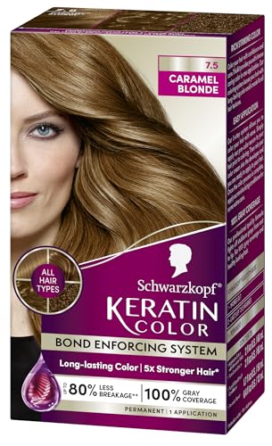 Keratin Blonde Hair Dye Platinum Blonde 001, 1 Application W5475