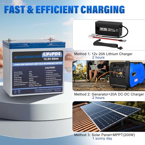 12V 100Ah BCI Group 24 LiFePO4 Battery with Low-Temp Protection X3265