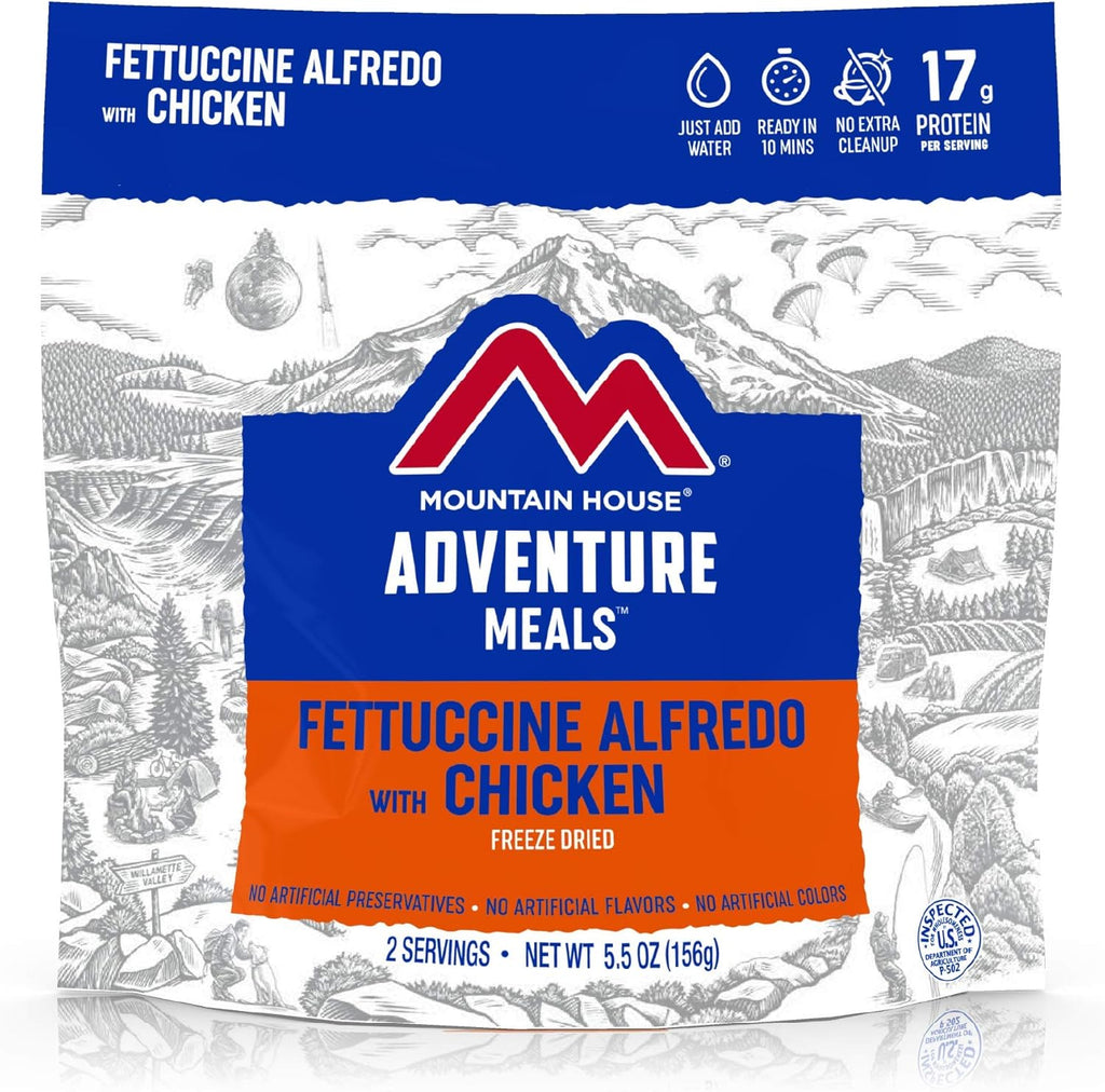 Freeze Dried Fettuccine Alfredo with Chicken, 2-Servings J696133
