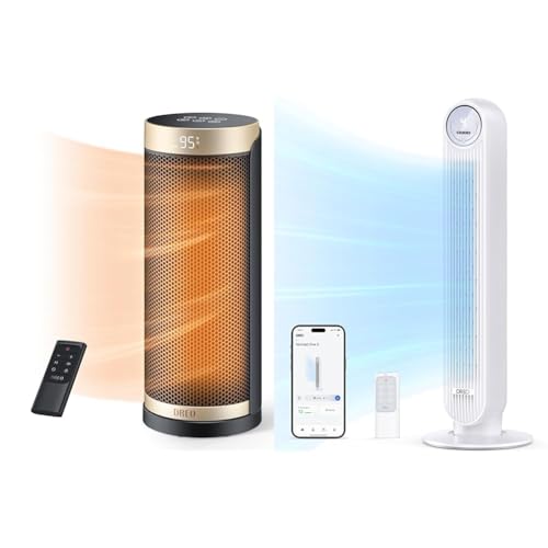 70° Oscillating 42 Inch Quiet Tower Heater with Remote J15290