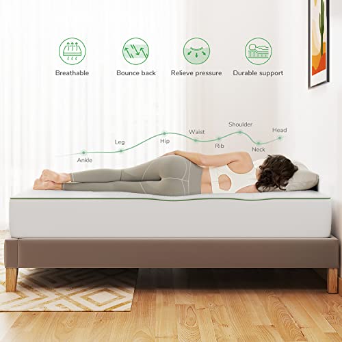 King Size 12 Inch Gel Memory Foam Mattress I11481