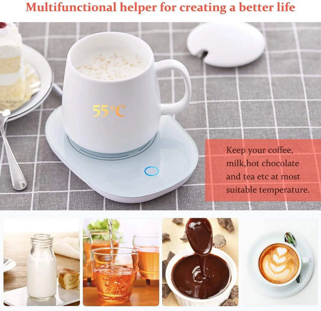 White Touch Screen Coffee Cup Warmer P669408