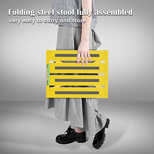 3-Level Adjustable Height Aluminum Folding RV Step M2683