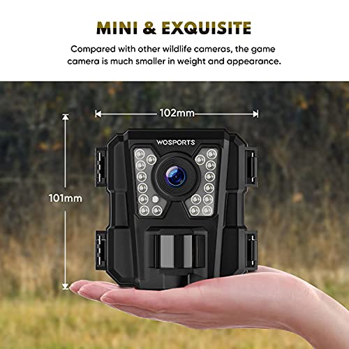 24MP 1080P HD Mini Trail Camera 2 Pack with Night Vision I704