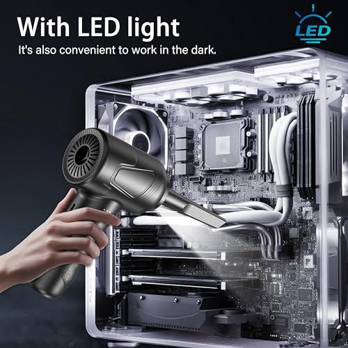 Cordless Electric Air Duster with LED Light U805