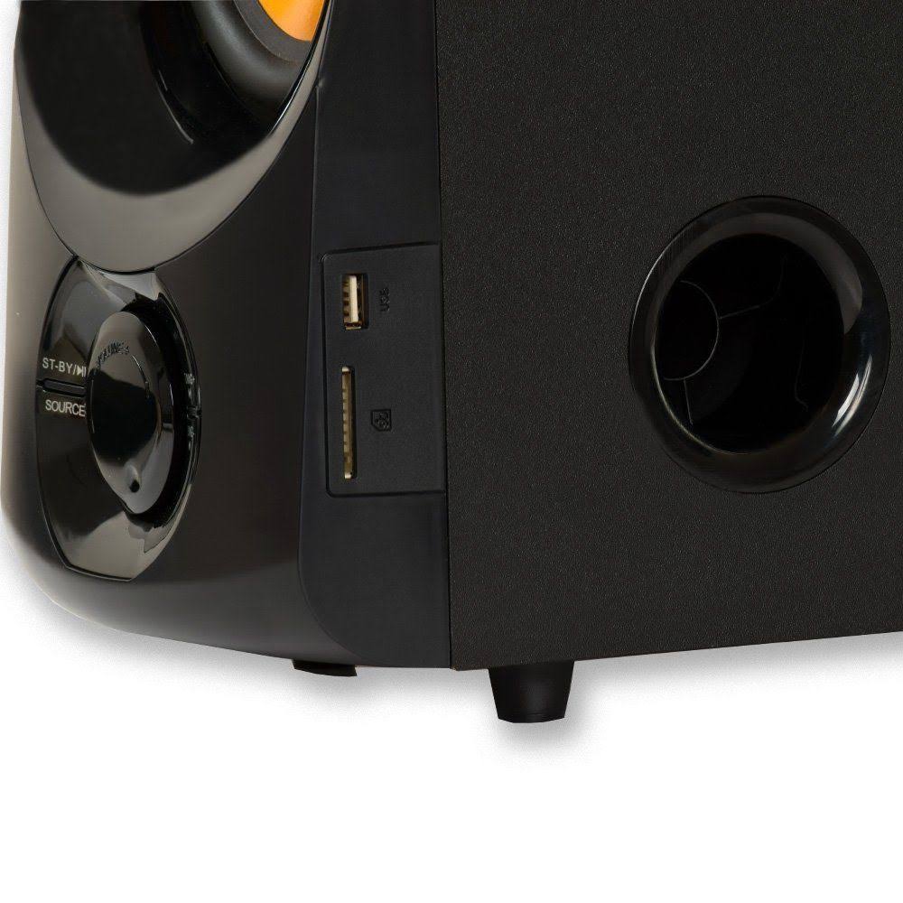 Black 5.1 Bluetooth Speaker System with Powered Sub Z717