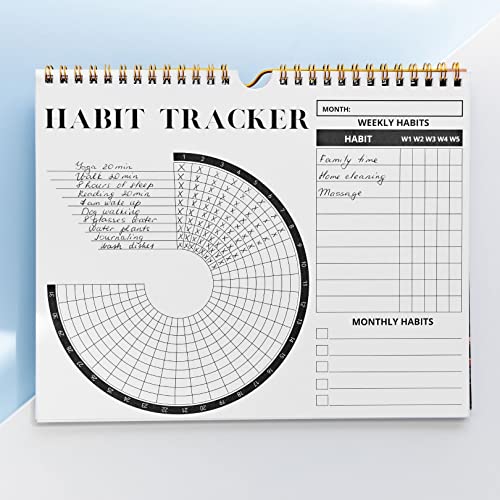 Habit Tracker Calendar with Spiral Binding C23571