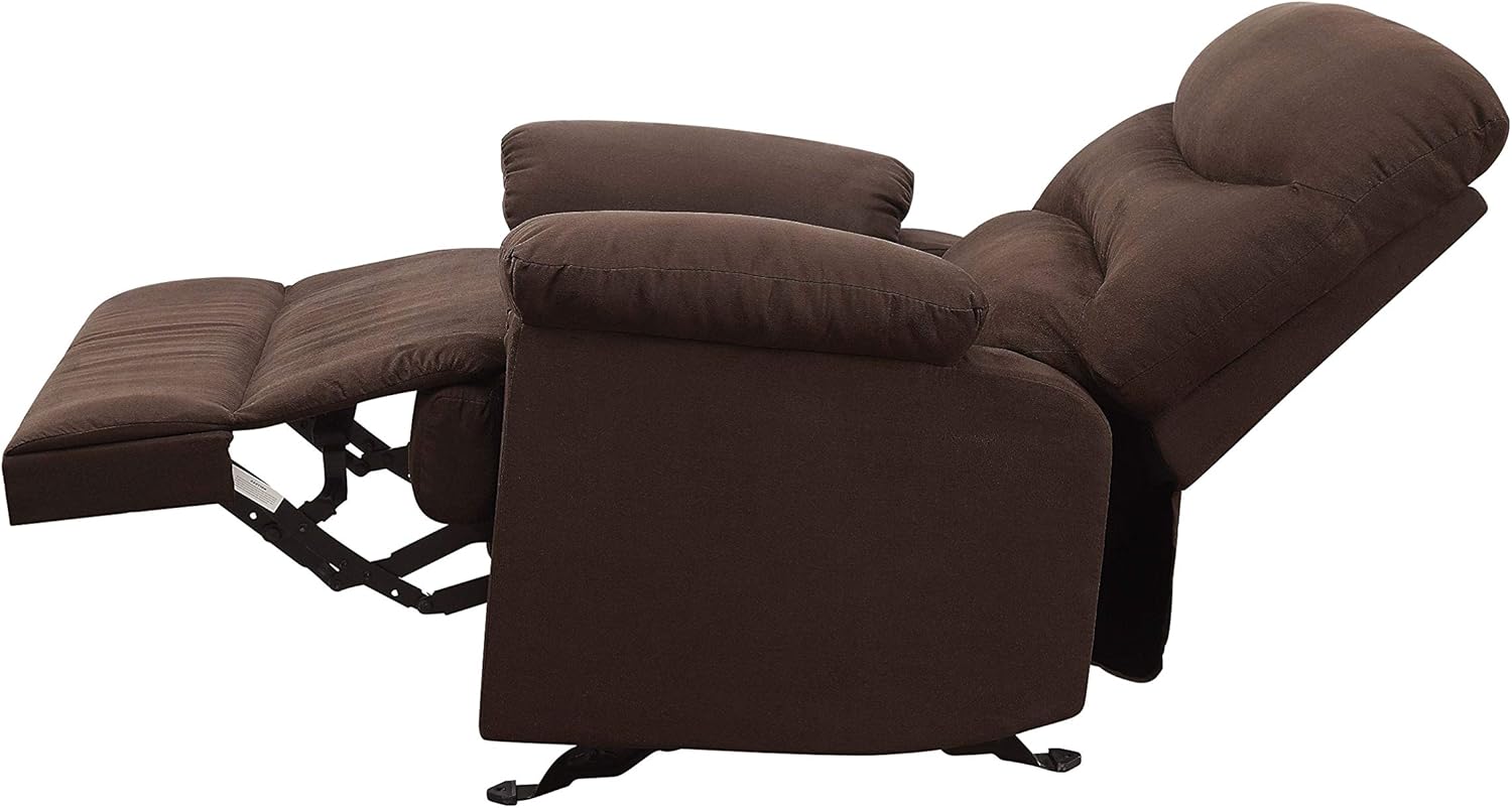 Chocolate Microfiber Recliner X89163