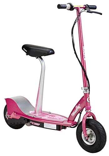 Seated Electric Scooter with 9" Pneumatic Tires, Removable Seat E940233
