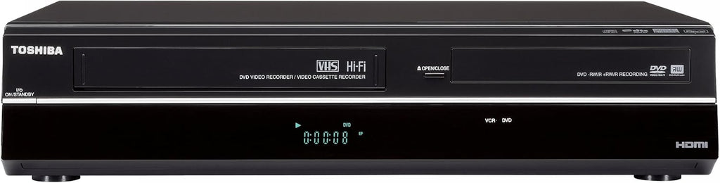 Black DVD/VHS Recorder with Built in Tuner C871