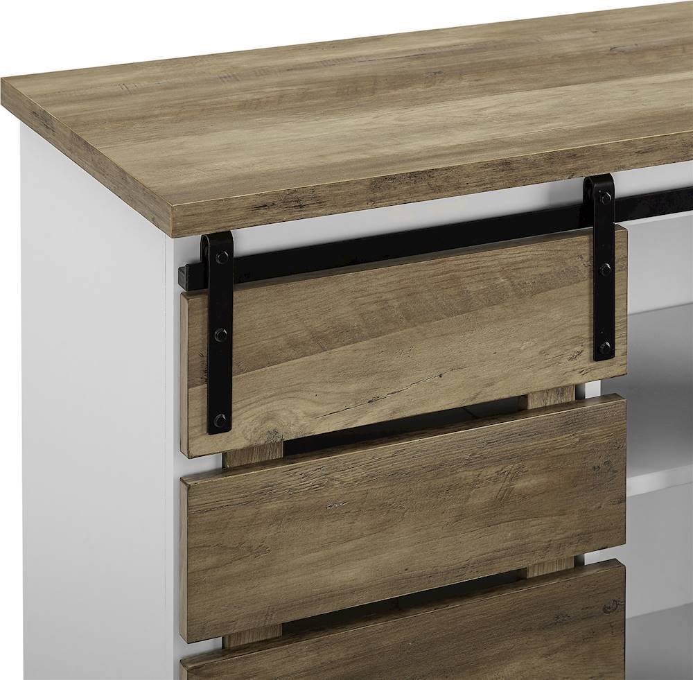 Rustic Farmhouse TV Stand Cabinet U13852